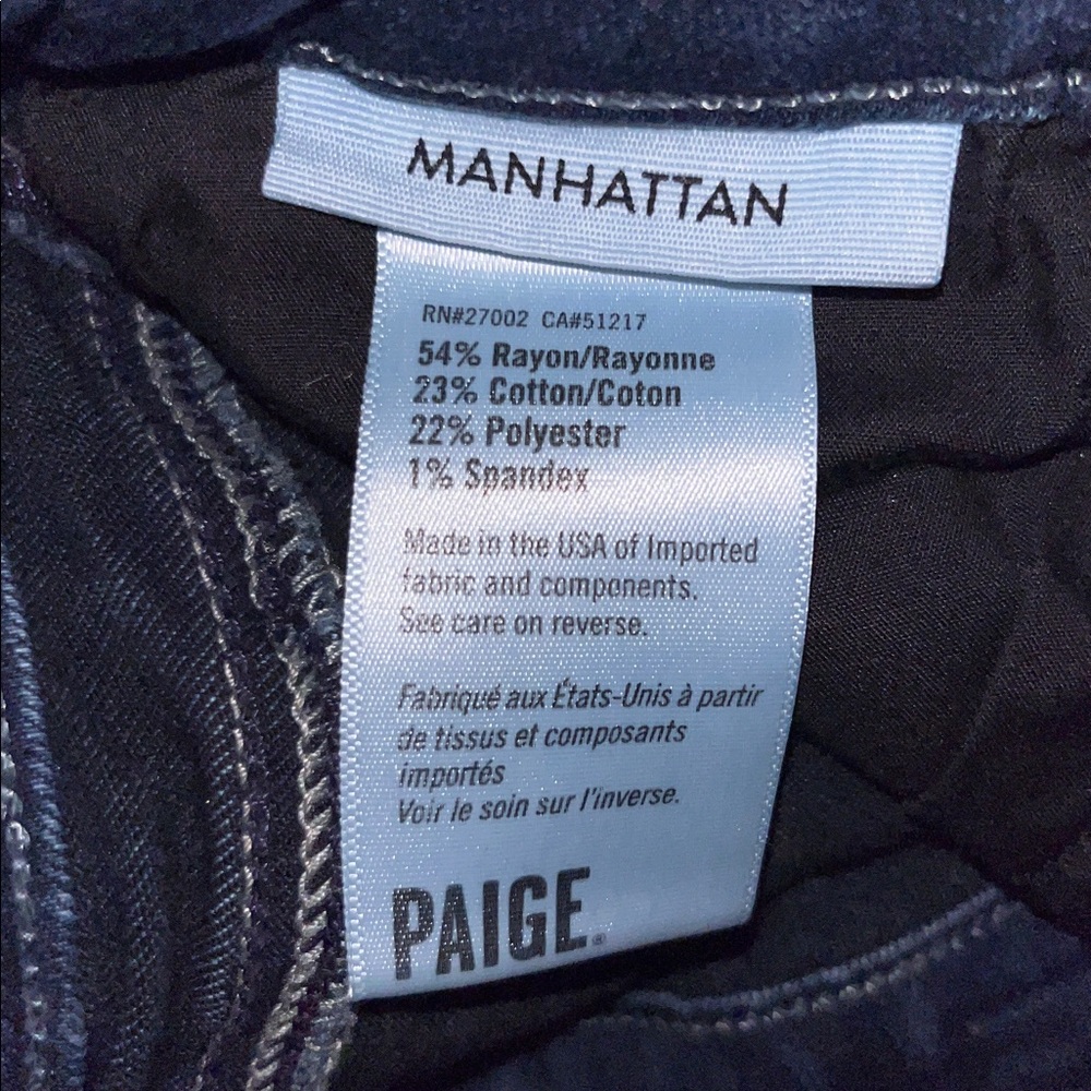 PAIGE Dark Blue Women's Boot Cut Jeans (EUC ) - Picture 9 of 13